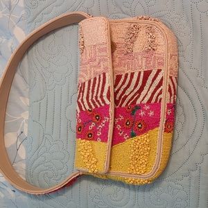 COPY - Staud pink beaded bag!